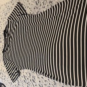 Striped bodycon dress